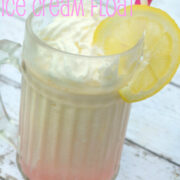 Raspberry Lemonade Ice Cream Float