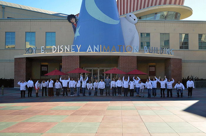 Baymax Jump at Disney Animation Studios