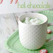 peppermint hot chocolate