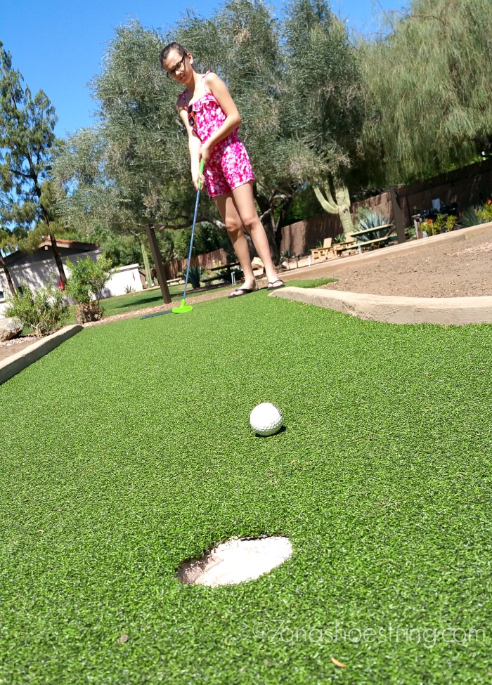Camelback Resort mini golf in Scottsdale