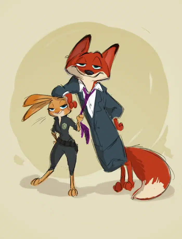 ZOOTOPIA Judy Hopps and Nick Wilde