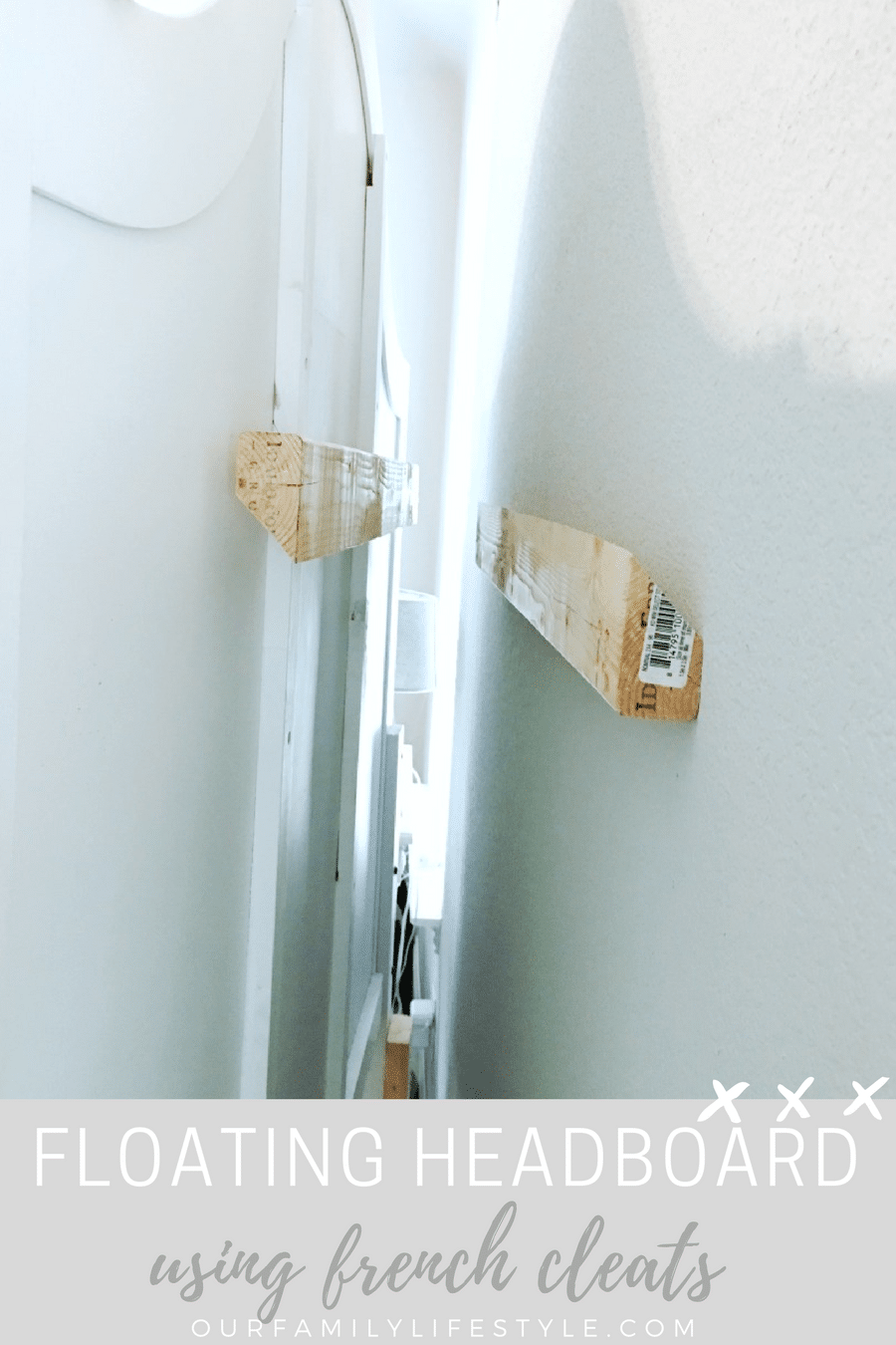 Headboard To The Wall Using French Cleats, How To Fix A Headboard The Wall