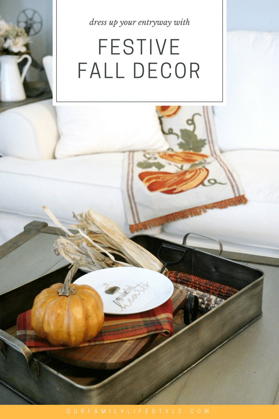 Dress Up Your Entryway with Festive Fall Decor