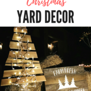 DIY Reclaimed Wood Christmas Yard Decor