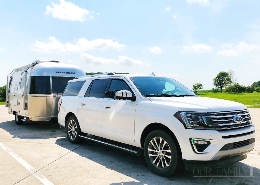 2018 Ford Expedition and Airstream trailer