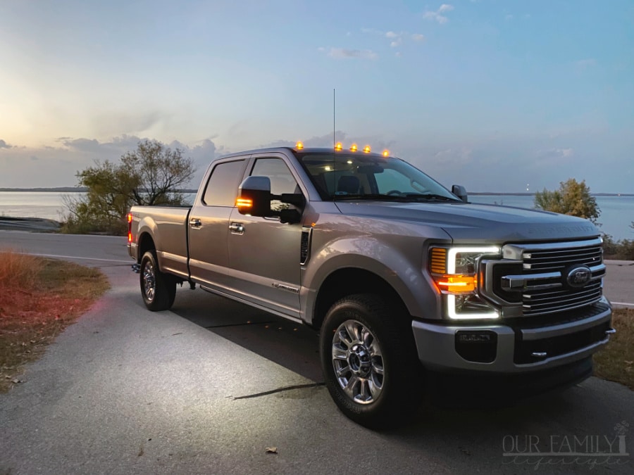 Ford F-350 Limited at the lake