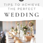 How To Have A Perfect Wedding