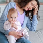 Woman Suffering from Postpartum Depression