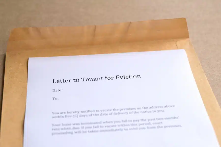 Letter to Tenant for Eviction