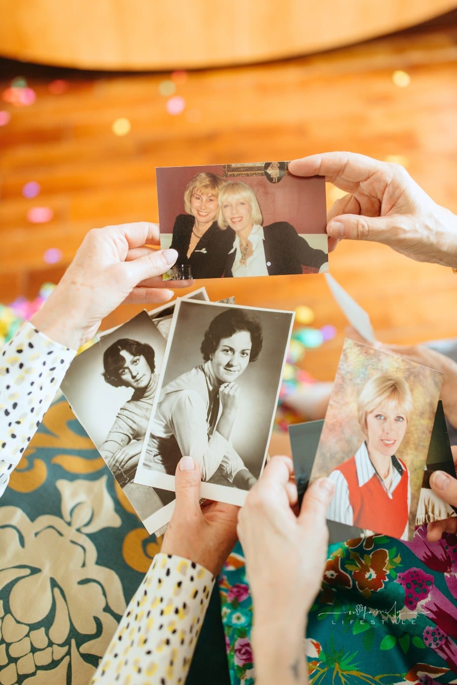 Close-Up Shot of Vintage Photos of Women